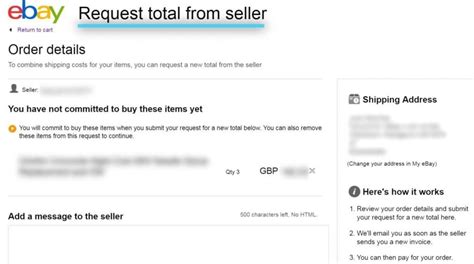 request total from seller ebay.